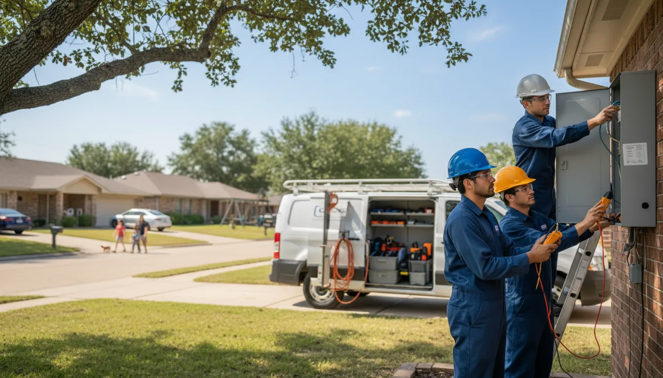 Certified electrician providing emergency electrical services in Hutchinson, PA
